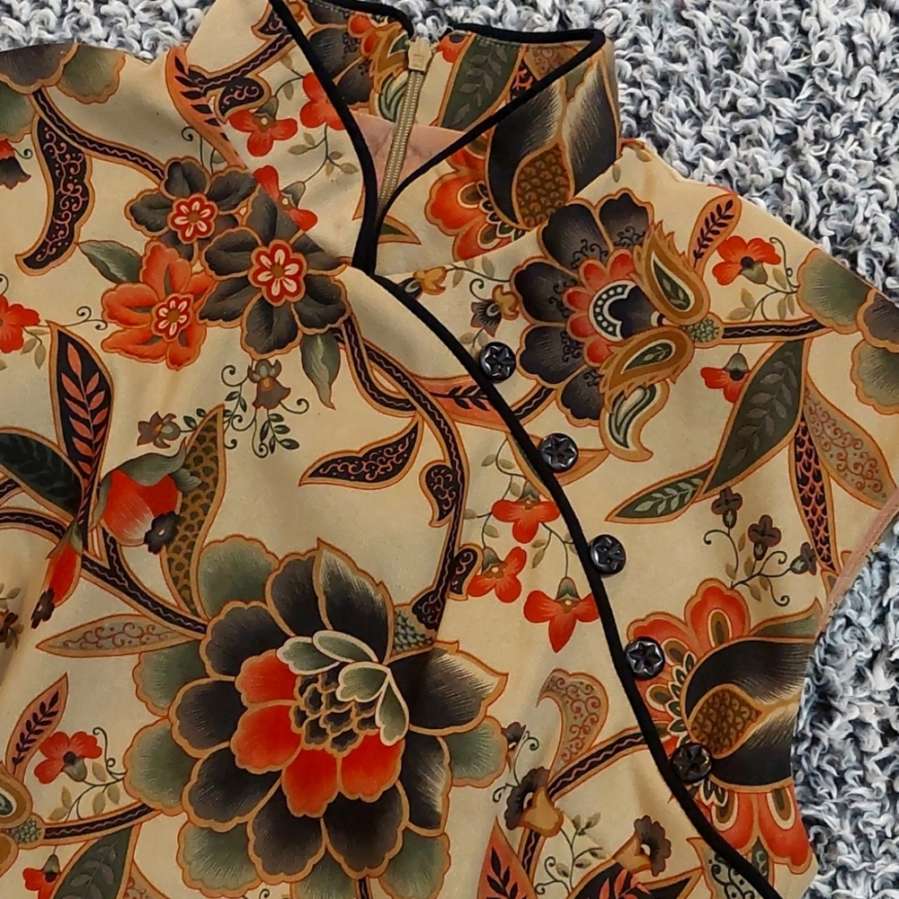 Size petite 6 japenese style top kimono